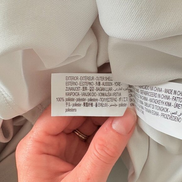 Zara Satin Strapless Bow Dress NWT Silver Blogger Fav Size Large - Picture 12 of 12